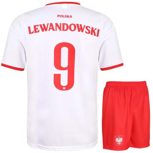 Kingdo Polen Lewandowski Voetbaltenue - Kind en Volwassenen, Sports & Fitness, Football, Envoi