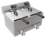 CombiSteel elektrische friteuse 8+8L, Zakelijke goederen, Ophalen of Verzenden, Nieuw in verpakking