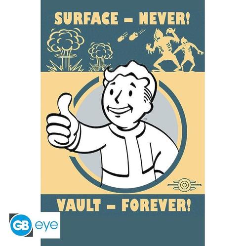 Fallout Vault Forever Poster 91.5 x 61 cm, Verzamelen, Film en Tv, Ophalen of Verzenden