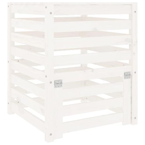 Compostbak Deal! 40% Korting! Witte Houten Compostbak - I..., Tuin en Terras, Aarde en Mest, Verzenden