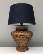 Lampe de table - Rotin, Textile - Lampe de table en tresse
