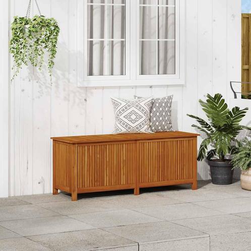 vidaXL Tuinbox 150x50x58 cm massief acaciahout, Tuin en Terras, Bergingen en Tuinkasten, Nieuw, Verzenden