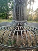 Zitgroep - Metaal - Boombank -Bronzen patina