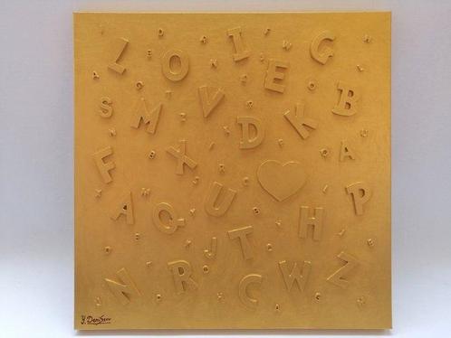 Yuri Denissov (1962) - Golden words. Œuvre originale, fait à, Antiek en Kunst, Kunst | Schilderijen | Modern
