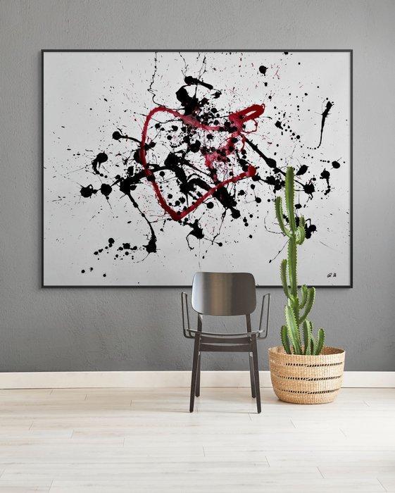 Christoph Prein - Untamed Heart - XXL, Antiek en Kunst, Kunst | Schilderijen | Modern