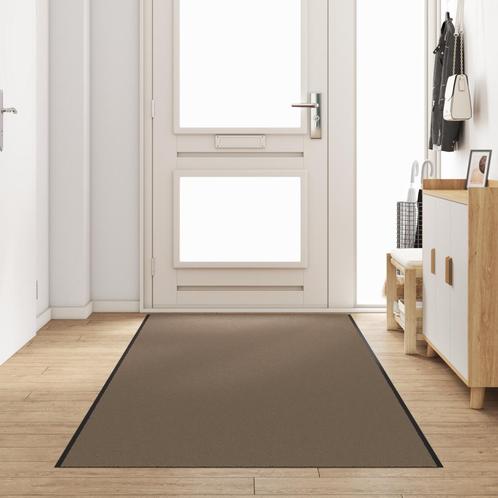 vidaXL Deurmat Rechthoekig Beige 120x350 cm, Tuin en Terras, Deurmatten, Nieuw, Verzenden