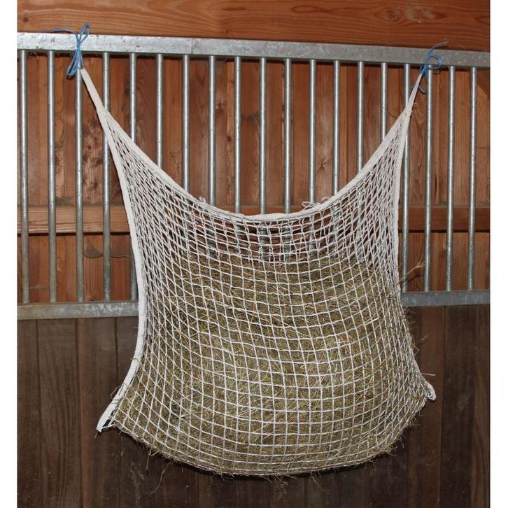 Hooinet slowfeeder 120x90 cm (12u eten - stal), wit, Dieren en Toebehoren, Stalling en Weidegang