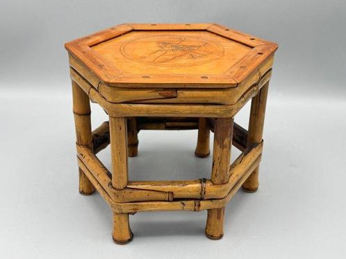Table à plantes - Bambou - Table de plantation de bambou, Antiek en Kunst, Kunst | Designobjecten