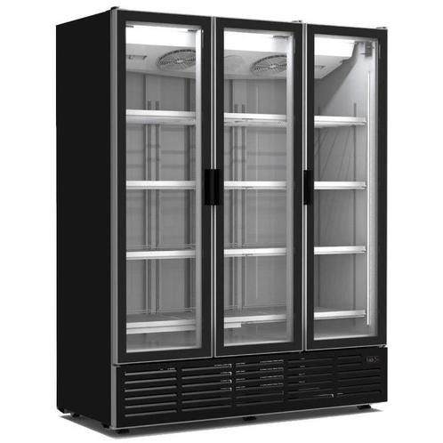 Koelkast | 1560L | Zwart | +1°C/+10°C | Geventileerd |, Zakelijke goederen, Horeca | Keukenapparatuur, Nieuw in verpakking, Verzenden
