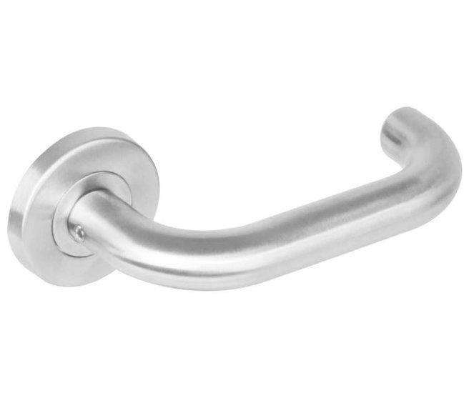 Intersteel deurkruk Rond op rond rozet RVS, Doe-het-zelf en Bouw, Hang- en Sluitwerk, Ophalen of Verzenden