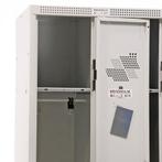 Gebruikte Lockerkasten 4 deuren (codeslot), Huis en Inrichting, Kasten | Lockerkasten, Ophalen of Verzenden, Gebruikt
