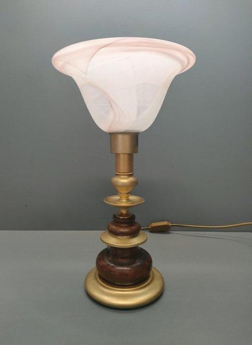 Lamp - Zonca s.p.a Voghera - Gecoat messing, gematteerd, Antiek en Kunst, Curiosa en Brocante