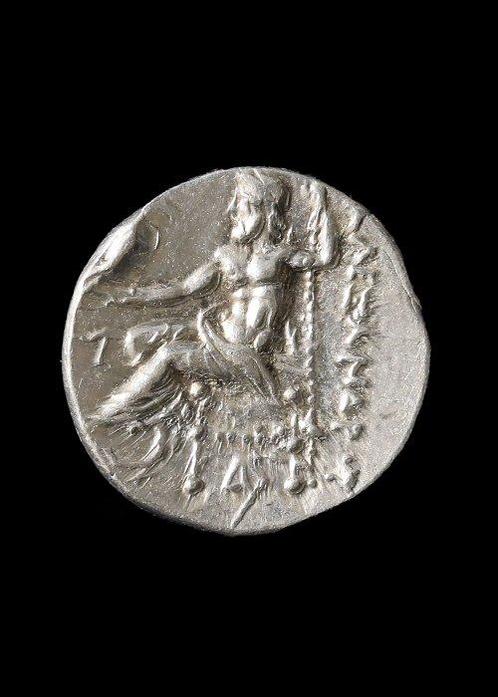 Grec antique mycénien Argent Drachme dAlexandre le Grand,, Antiek en Kunst, Antiek | Overige Antiek
