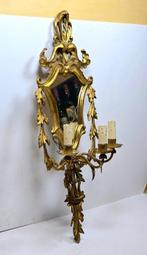 Antico Specchio con Portacandele / Applique - Wandkandelaar