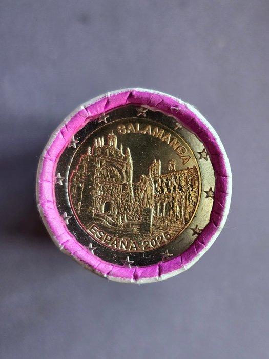 Spanje. 2 Euro 2025 Salamanca (25 monedas) en rollo, Postzegels en Munten, Munten | Europa | Euromunten