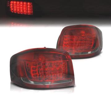 FEUX ARRIÈRE AUDI A3 8P 08-12 LED ROUGE FUMÉ, Verzenden