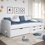 vidaXL Slaapbank met 5 lades IRUN 90x200 cm massief, Huis en Inrichting, Slaapkamer | Bedden, Verzenden, Nieuw