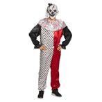 Halloween Clown Kostuum Zwart Wit M/L, Verzenden