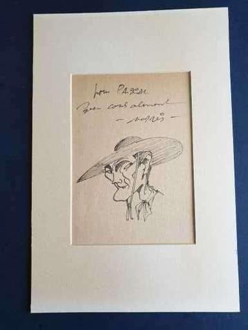 Morris - Lucky Luke - Phil Defer - 1 Dessin original beschikbaar voor biedingen