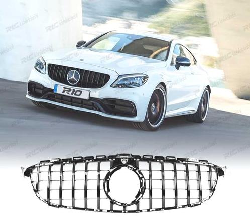 Calandre Sport Pour Mercedes W205 Gt-R Noir Brillant, Auto-onderdelen, Carrosserie, Verzenden