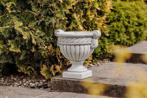 Pot de fleurs (2) - Béton - 43cm, Antiek en Kunst, Curiosa en Brocante