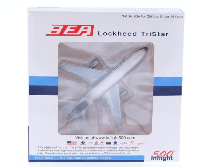 Schaal 1:500 Inflight 500 IF5112006 BEA / Eastern Lockhee..., Hobby en Vrije tijd, Modelbouw | Vliegtuigen en Helikopters, Zo goed als nieuw