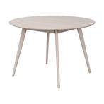 Ronde whitewash eettafel | Eetkamertafel | Retro | Vintage