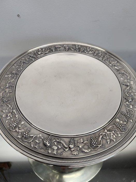 ERCUIS - Tazza - Verzilverd, Metaal - druivenmotief in, Antiek en Kunst, Kunst | Designobjecten