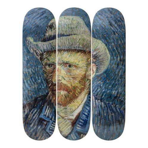 Vincent Van Gogh (after) - Self-Portrait with Grey Felt Hat, Antiek en Kunst, Kunst | Schilderijen | Modern