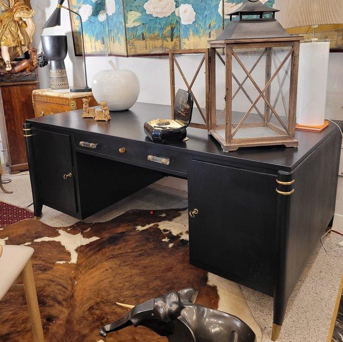 Bureau - Hout, Messing, Antiek en Kunst, Kunst | Designobjecten
