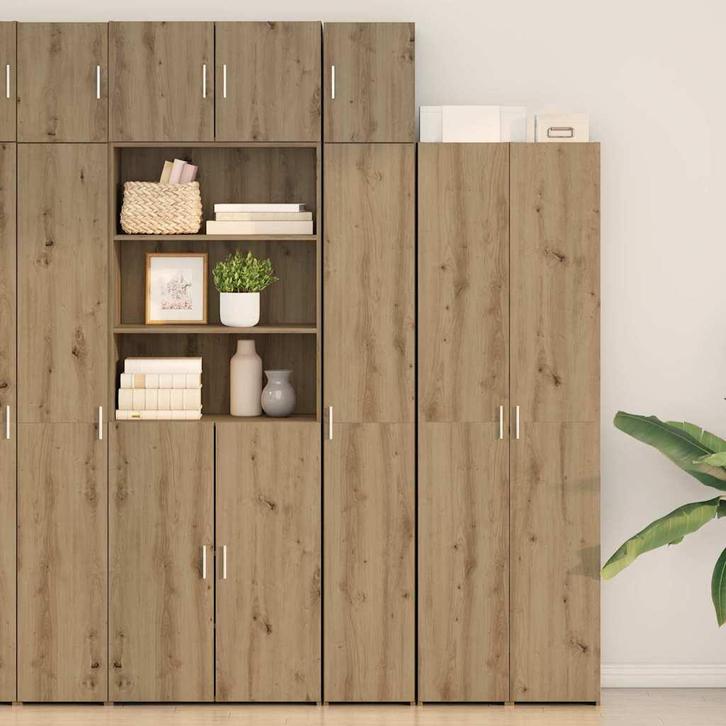 vidaXL Slank Opbergkast artisanaal eikenkleurig 30 x 42.5 x, Huis en Inrichting, Kasten | Dressoirs, Nieuw, Verzenden
