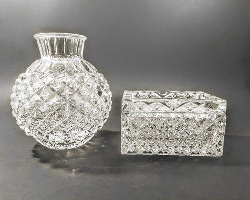 Vase Ananas & ashtray - Pavel Pánek Sklo Union  group ,, Antiek en Kunst, Curiosa en Brocante