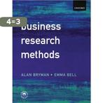 Business Research Methods 9780199259380 Emma Bell, Boeken, Verzenden, Zo goed als nieuw, Emma Bell