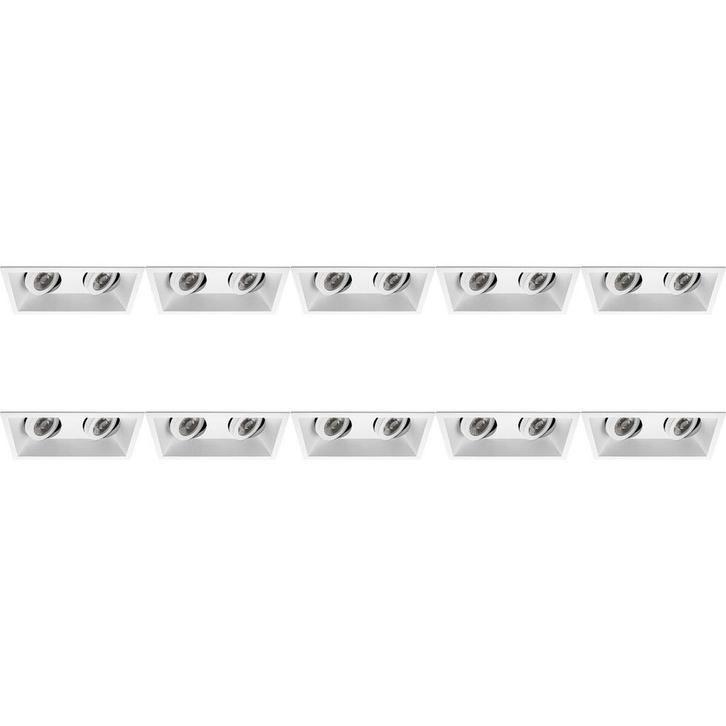 Pragmi Zano Pro Spot Armatuur 10 Pack - GU10 fitting LED toe, Huis en Inrichting, Lampen | Overige, Nieuw, Verzenden