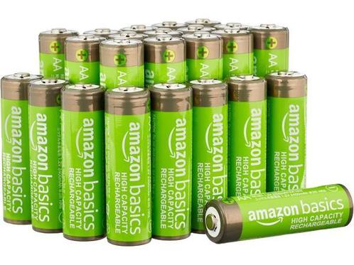 Veiling - 24x Amazon Basics  oplaadbare AA batterijen - 2400, Audio, Tv en Foto, Accu's en Batterijen