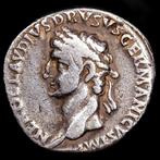 . Romeinse Rijk Nero Claudius Drusus († AD 9). Denarius Roma, Postzegels en Munten