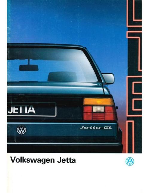 1988 VOLKSWAGEN JETTA BROCHURE NEDERLANDS, Livres, Autos | Brochures & Magazines, Enlèvement ou Envoi