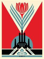 Shepard Fairey (OBEY) (1970) - Green Power Factory (Red)