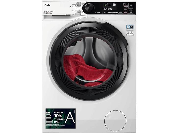 AEG - Wasmachine Voorlader - 9 kg - Wit, Elektronische apparatuur, Wasmachines, 95 cm of meer, 1600 toeren of meer, Nieuw, Voorlader