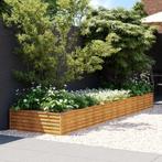 vidaXL Plantenbak verhoogd 387x100x36 cm cortenstaal, Tuin en Terras, Verzenden, Nieuw