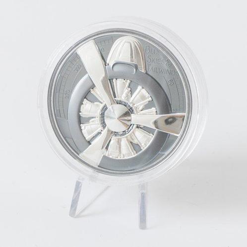 Cookeilanden. 10 Dollars 2020 - Airplane Propeller 2 Oz, Postzegels en Munten, Munten | Europa | Niet-Euromunten