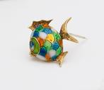 Broche - 18 karaat Geel goud, Handtassen en Accessoires