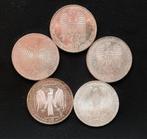Duitsland. 10 Deutsche Mark 5x 1988/1990 (Zonder, Postzegels en Munten