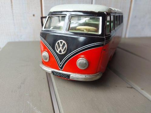 TippCo - Blikken speelgoedauto - Volkswagen T1 Samba Bus -, Antiek en Kunst, Antiek | Speelgoed