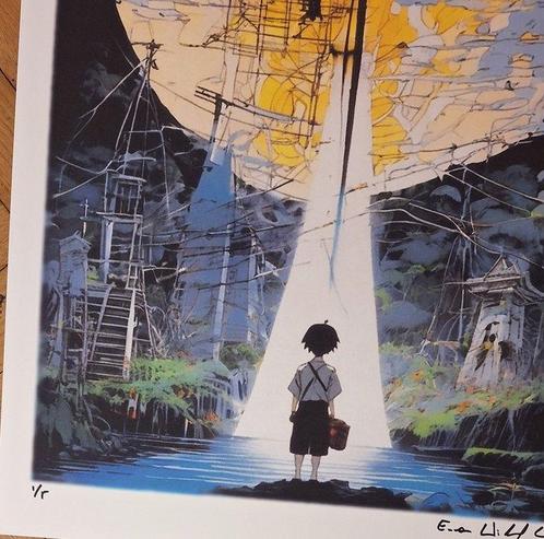 Emma Wildfang - Grave of the fireflies - Watercolor and, Games en Spelcomputers, Spelcomputers | Overige Accessoires