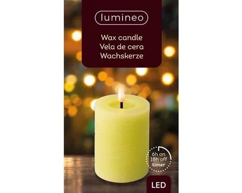 Actie lumineo led kaars wax steady kan binnen, met timer,, Hobby en Vrije tijd, Knutselen, Nieuw