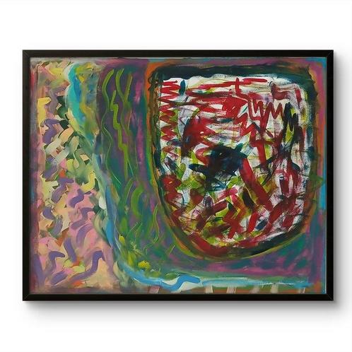 Sergio Romero - Abstracción Energética 12- XL, Antiek en Kunst, Kunst | Schilderijen | Modern