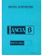 1976 LANCIA BETA MONTE-CARLO INSTRUCTIEBOEKJES FRANS, Auto diversen, Handleidingen en Instructieboekjes