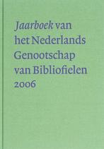 Jaarboek van het Nederlands Genootschap van Bibliofielen /, Nieuw, Nederlands, Verzenden