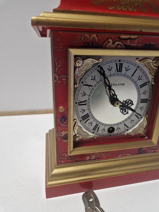 Pendule - Hout, Messing, Brons - 1980-1990 - Koreaanse klok, Antiek en Kunst, Curiosa en Brocante